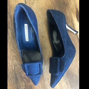 Authentic Manolo Blahnik Maysale Pump size 8 1/2